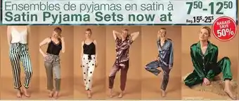 Sushi Shop Satin pyjama sets now at offer