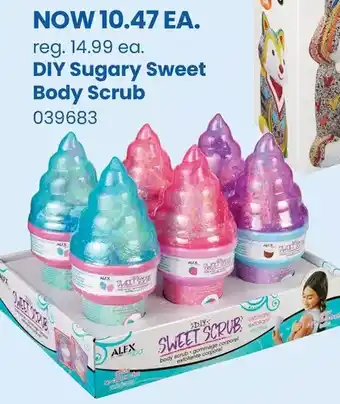 Toys R us Alex spa diy sugary sweet body scrub- blue offer