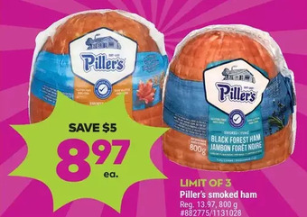 Giant Tiger Piller's smoked ham offer