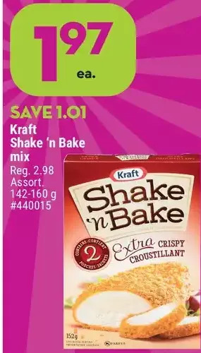 Giant Tiger Kraft shake 'n bake mix offer