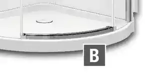 Home Depot Maax outback 36" round shower - corner shower base offer