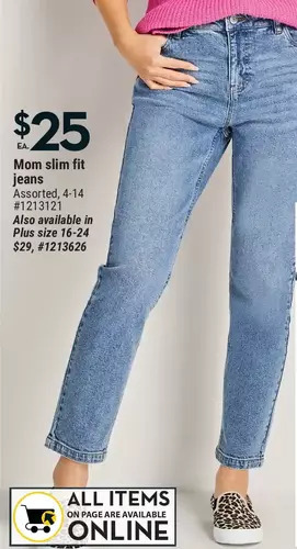 Giant Tiger Mom slim fit jeans offer