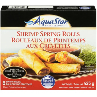 Giant Tiger Aqua star shrimp spring rolls offer