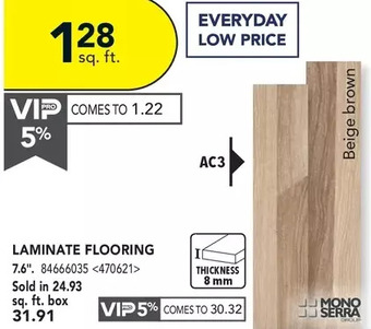 Lowe's Mono serra laminate flooring offer