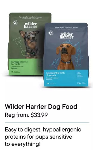Wilder harrier dog food