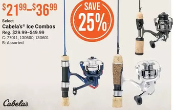 Cabela's Cabela's ice combos offer