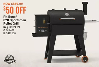 Cabela's Pit boss 820 sportsman pellet grill offer