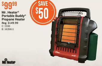 Cabela's Mr. heater portable buddy propane heater offer