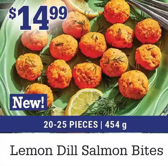 M & M Food Market Lemon dill salmon bites offer