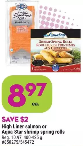 Giant Tiger High liner salmon offer