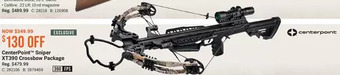 Cabela's Centerpoint sniper xt390 crossbow package offer