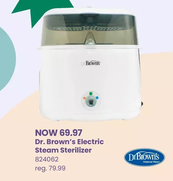 Babies 'R' Us Dr. brown's electric steam sterilizer offer