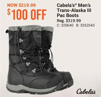 Cabela's Cabela's men's trans-alaska iii pac boots offer