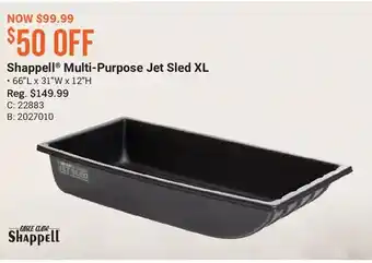 Cabela's Shappell multi-purpose jet sled xl offer