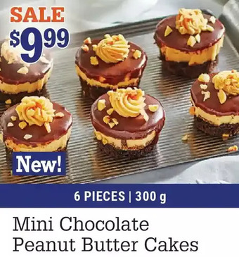 M & M Food Market Mini chocolate peanut butter cakes offer