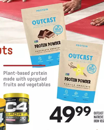 Sobeys Outcast upcycled protein, natreve protein or iron vegan sprouted protein offer