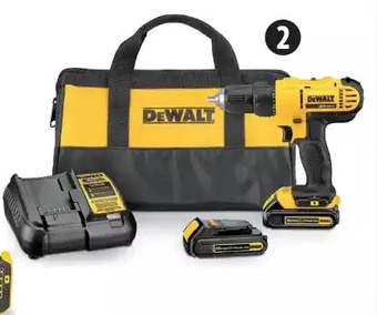 Canadian Tire Dewalt 20v max li-ion cordless 1/2" drill/driver offer