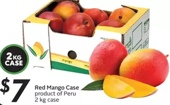Sobeys Red mango case offer