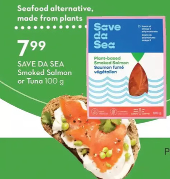 Sobeys Save da sea smoked salmon or tuna offer
