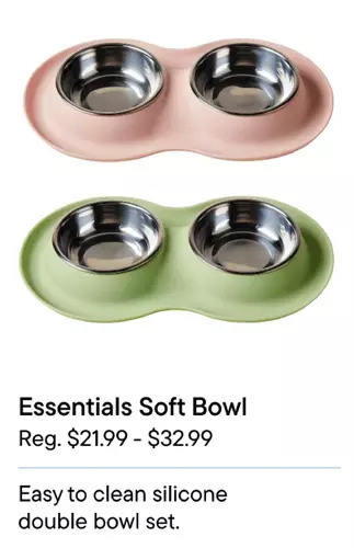 Petvalu Essentials soft bowl offer
