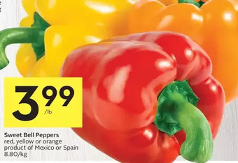 Foodland Sweet bell peppers offer
