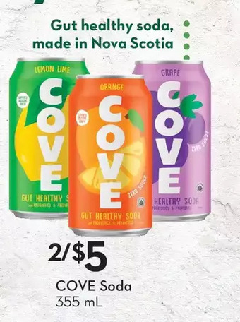 Sobeys Cove soda offer