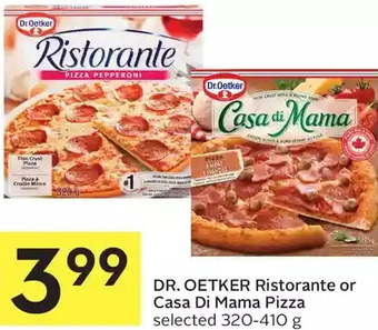Foodland Dr. oetker ristorante or casa di mama pizza offer