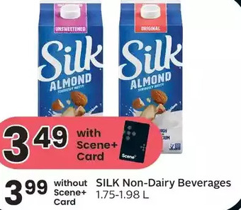 Foodland Silk non-dairy beverages offer