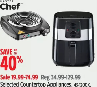 Canadian Tire Countertop appliances offer