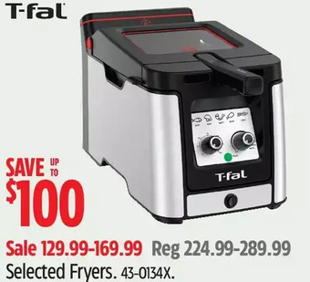 Canadian Tire T-fal fryers offer