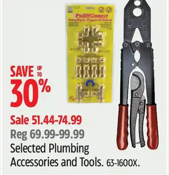Canadian Tire Plumbing accessories and tools offer