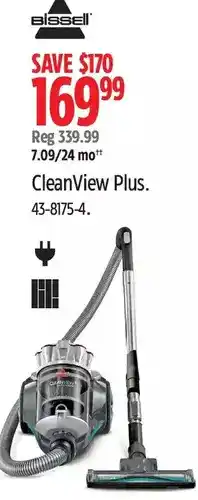 Canadian Tire Bissell cleanview plus offer