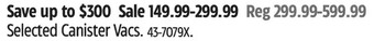 Canadian Tire Canister vacs offer