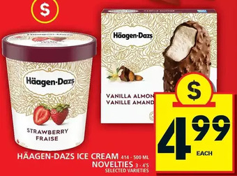 Food Basics Häagen-dazs ice cream, novelties offer