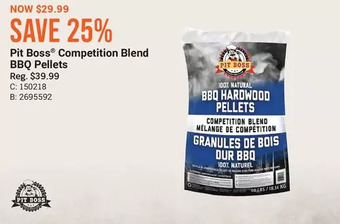 Bass Pro Pit boss competition blend bbq pellets offer