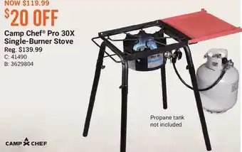 Bass Pro Camp chef pro 30x single-burner stove offer