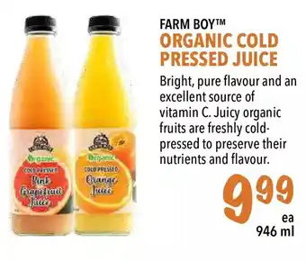 Farm Boy Farm boy organic cold pressed juice offer