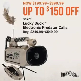Bass Pro Lucky duck electronic predator calls offer