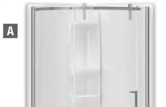 Home Depot Maax® outback 36" round shower a shower door, right-hand opening offer