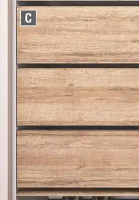 Home Depot Aged oak drawer offer