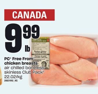 Zehrs Markets Pc® free from chicken breasts offer