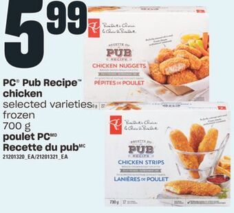 Valu-mart Poulet pc recette du pub, 700 g offer