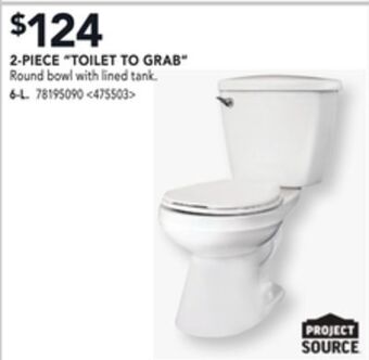 RONA Project source 2-piece "toilet to grab" offer