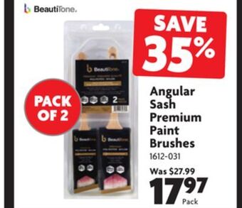 Home Hardware Angular sash premium paint brushes offer