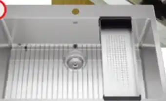 Home Hardware Stainless steel sinks with grid and accessories offer