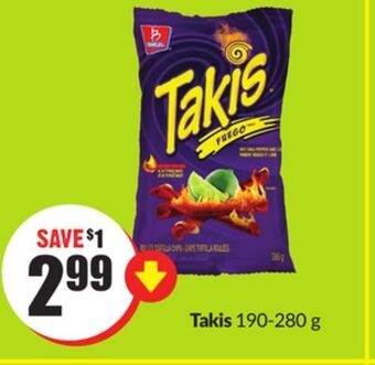 Chalo FreshCo Takis 190-280 g offer