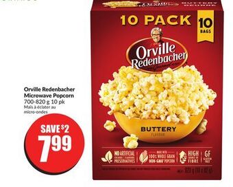 FreshCo Orville redenbacher microwave popcorn 700-820 g 10 pk offer