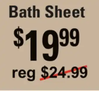 Oxford Mills Bath sheet offer