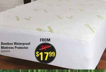 Oxford Mills Bamboo waterproof mattress protector offer