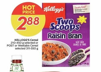 Sobeys Kellogg's Cereal offer